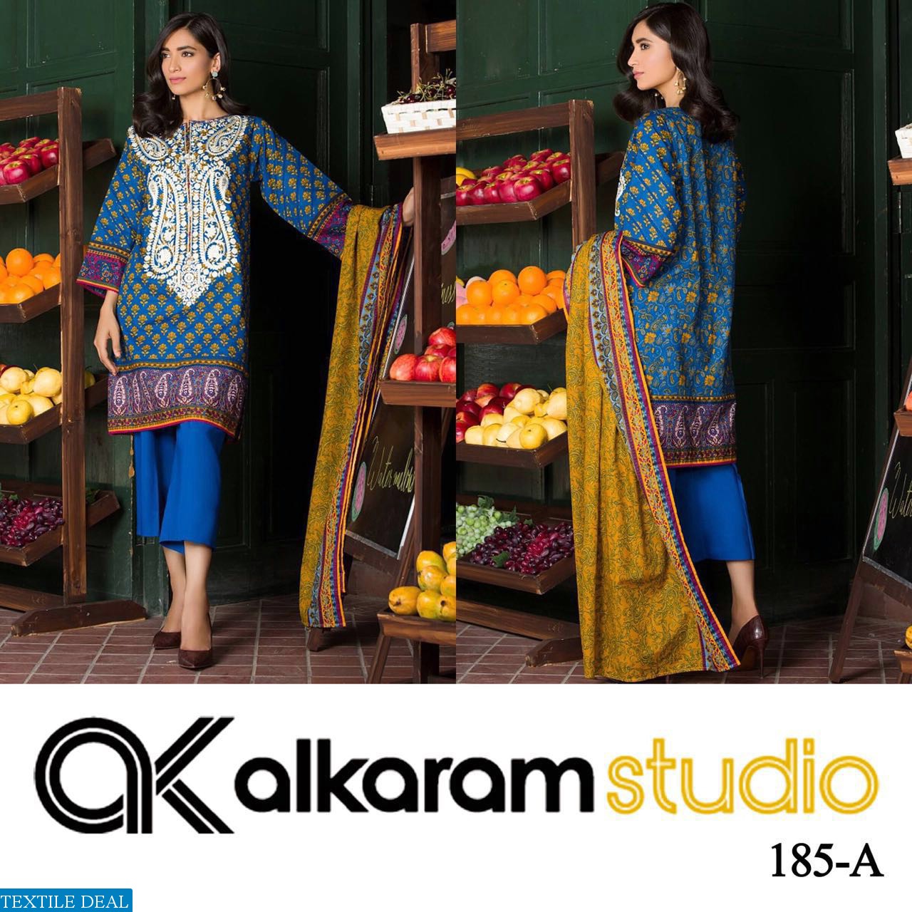 Al-karam Master Replica Embroidered Salwar Suits